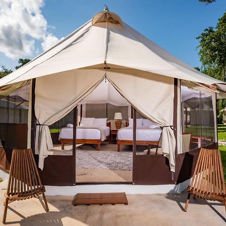Xakluum Eco Glampings Hotell Puerto Morelos Eksteriør bilde