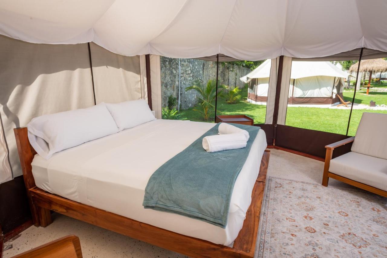 Xakluum Eco Glampings Hotell Puerto Morelos Eksteriør bilde