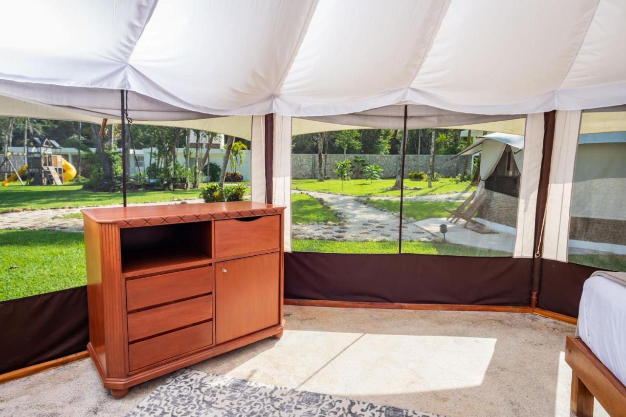 Xakluum Eco Glampings Hotell Puerto Morelos Eksteriør bilde
