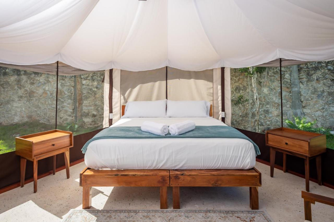 Xakluum Eco Glampings Hotell Puerto Morelos Eksteriør bilde