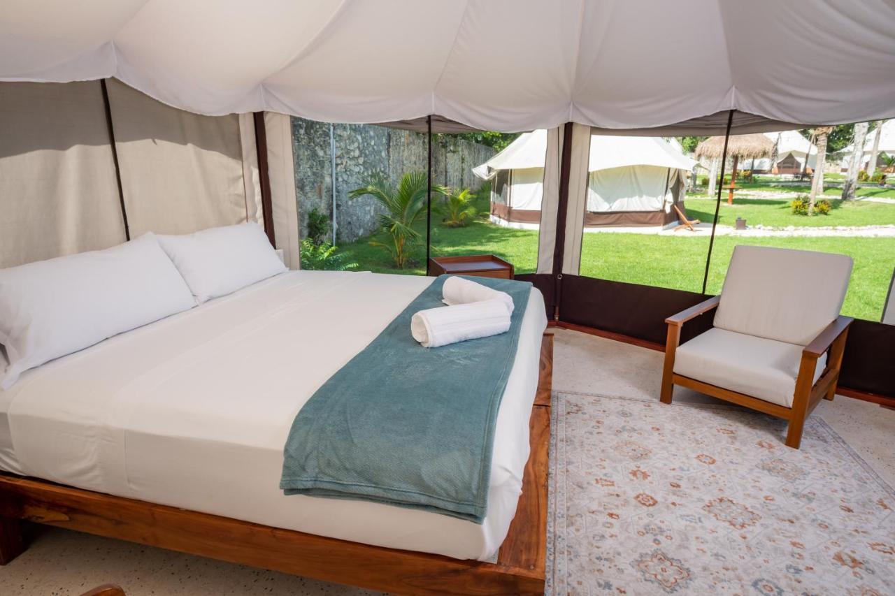 Xakluum Eco Glampings Hotell Puerto Morelos Eksteriør bilde