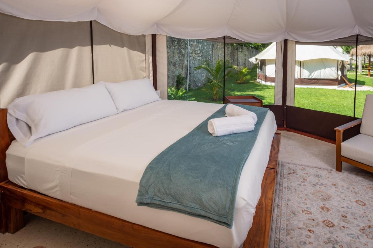 Xakluum Eco Glampings Hotell Puerto Morelos Eksteriør bilde