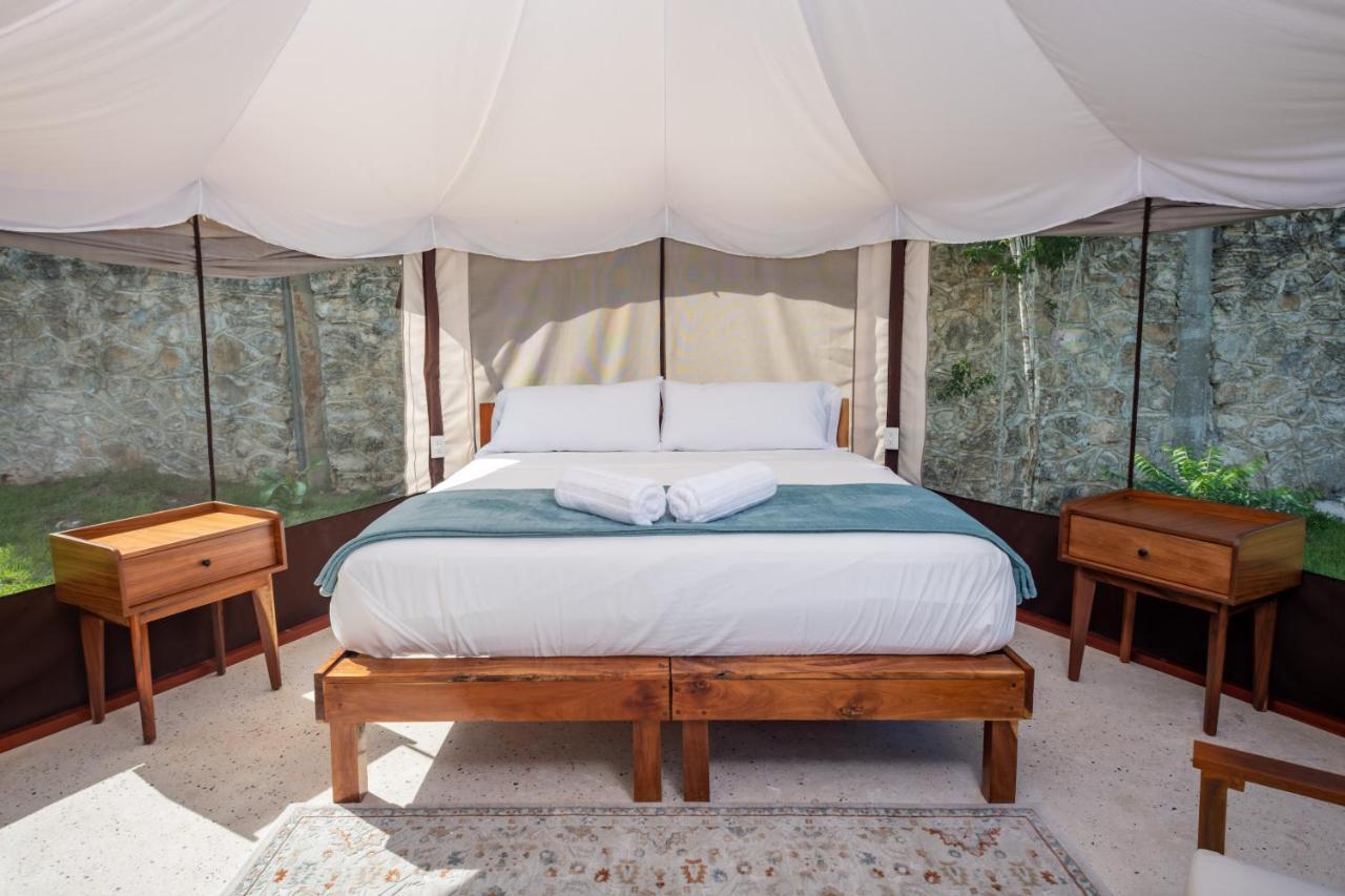 Xakluum Eco Glampings Hotell Puerto Morelos Eksteriør bilde