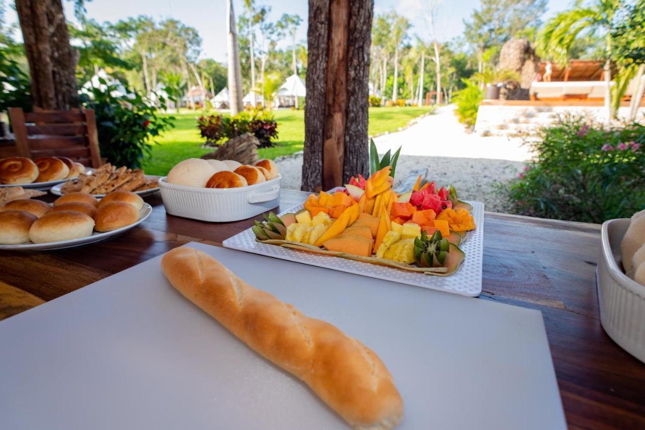 Xakluum Eco Glampings Hotell Puerto Morelos Eksteriør bilde