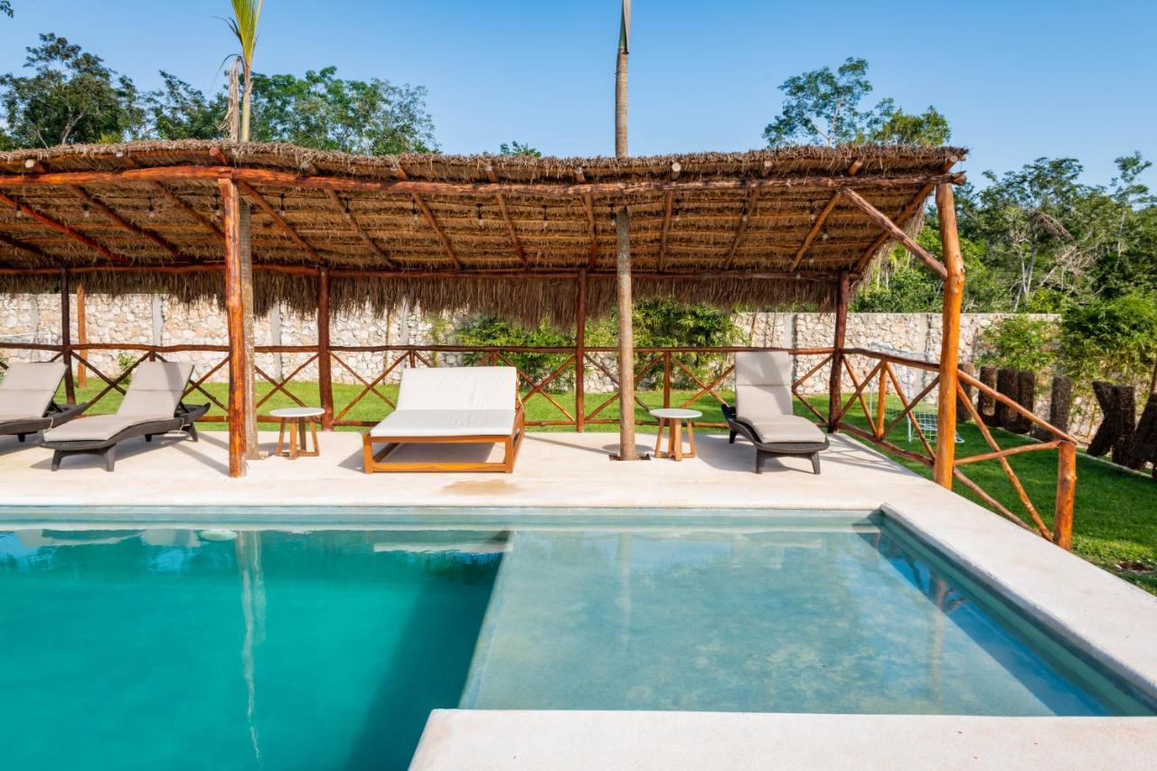 Xakluum Eco Glampings Hotell Puerto Morelos Eksteriør bilde