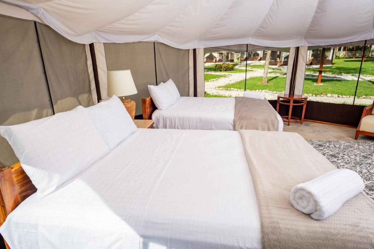 Xakluum Eco Glampings Hotell Puerto Morelos Eksteriør bilde