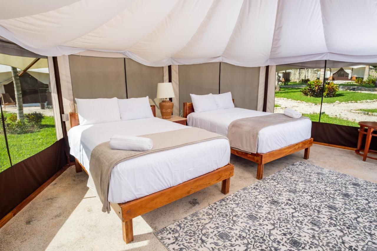 Xakluum Eco Glampings Hotell Puerto Morelos Eksteriør bilde