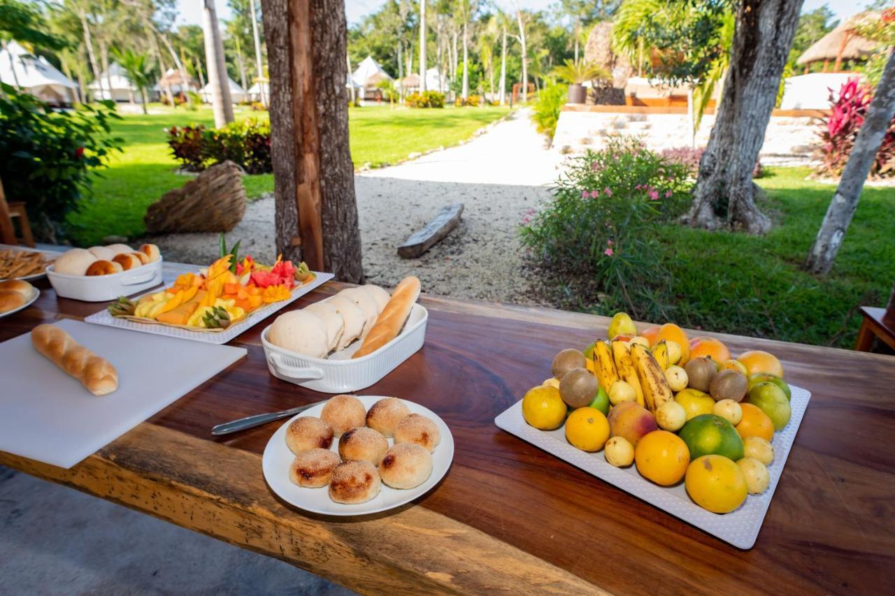 Xakluum Eco Glampings Hotell Puerto Morelos Eksteriør bilde