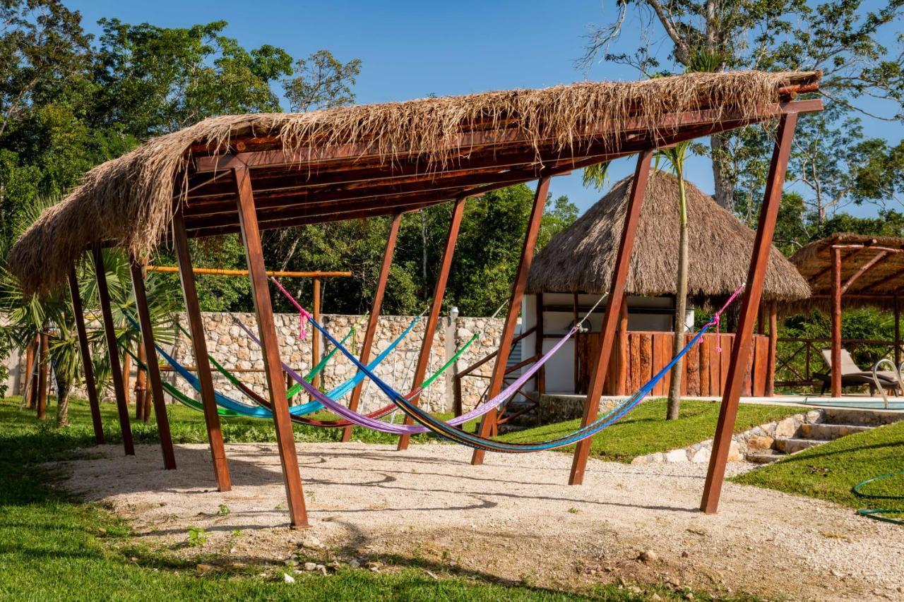 Xakluum Eco Glampings Hotell Puerto Morelos Eksteriør bilde
