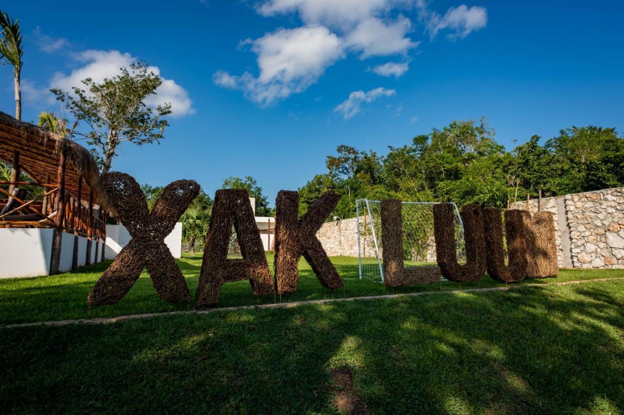 Xakluum Eco Glampings Hotell Puerto Morelos Eksteriør bilde