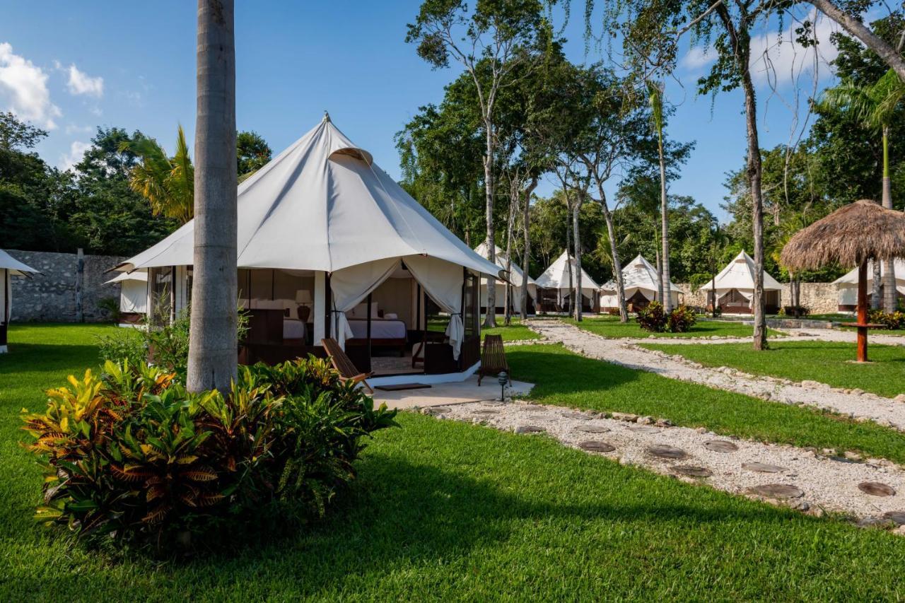 Xakluum Eco Glampings Hotell Puerto Morelos Eksteriør bilde