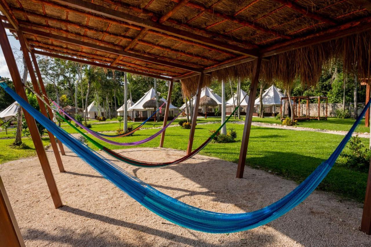 Xakluum Eco Glampings Hotell Puerto Morelos Eksteriør bilde