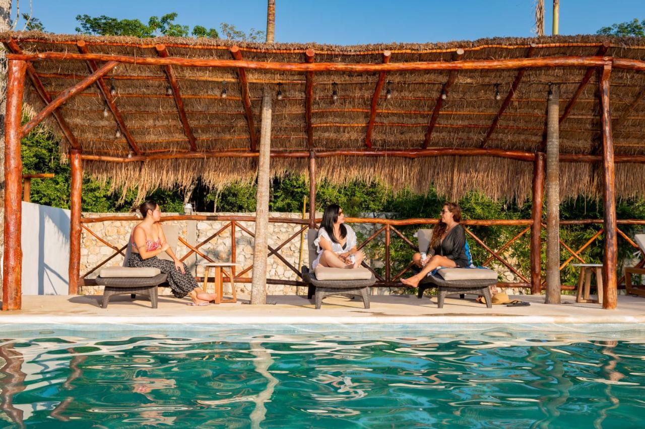 Xakluum Eco Glampings Hotell Puerto Morelos Eksteriør bilde
